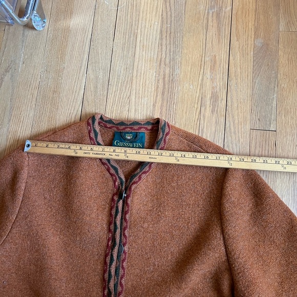 Vintage Giesswein Boiled Wool Cardigan Jacket - Picture 13 of 13